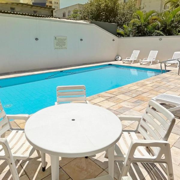 Ap Moderno com vista mar Piscina Ar Condicionado no Guarujá - Foto 4