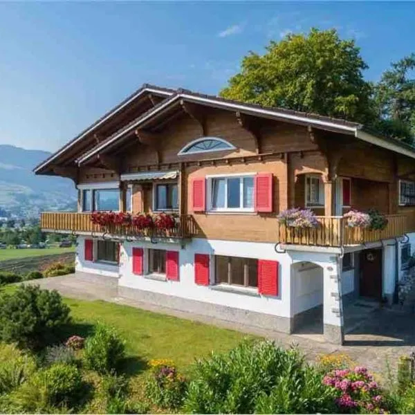 Apartment in Swiss Chalet Träumli, hotel v destinaci Meierskappel