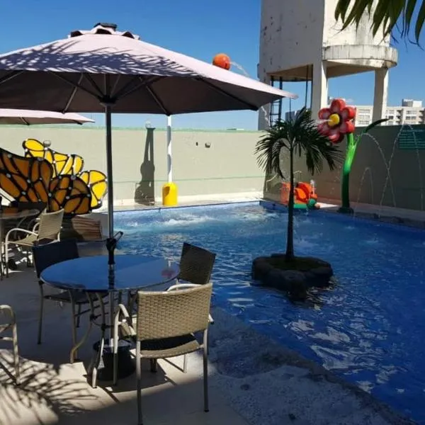 Rio Quente-GO SERRA PARK com 2 camas de casal, hotel v destinaci Rio Quente