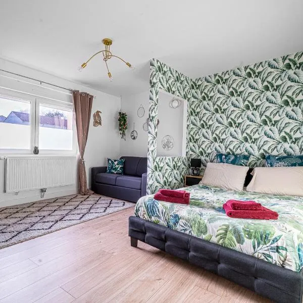 Ch privée 22m - Canapé lit - WIFI - Appart 120m, hotel v destinaci Woippy