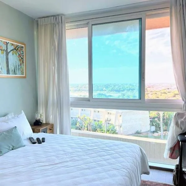 카이사레아에 위치한 호텔 דירה עם נוף לים בנאות גולף בריכה , ספא , חדר כושר