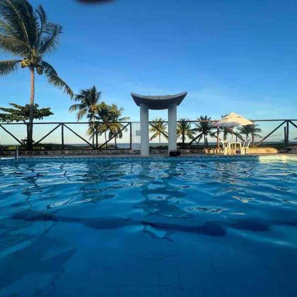 Apto em condomínio "PÉ NA AREIA" na praia de Guaibim!