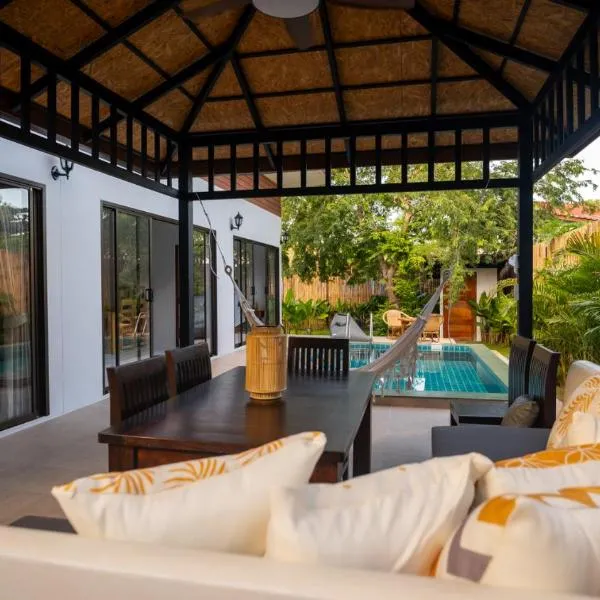 Temple villas Koh Phangan, hotell i Thong Nai Pan Yai