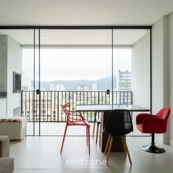 Belo apto com churrasqueira 100m da praia BLN0802, hotel v destinaci Porto Belo