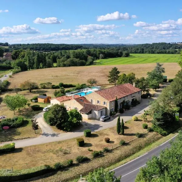 Logis Hôtel La Ferme de Flaran, hotel in Préchac