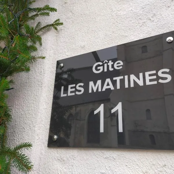 Gite Les Matines, hotel v destinaci Amfroipret