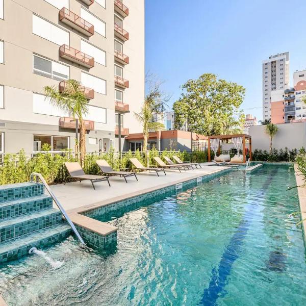 StudioLUX, Vaga Grátis, Piscina, Gym, NetFlix, ao lado da PUC