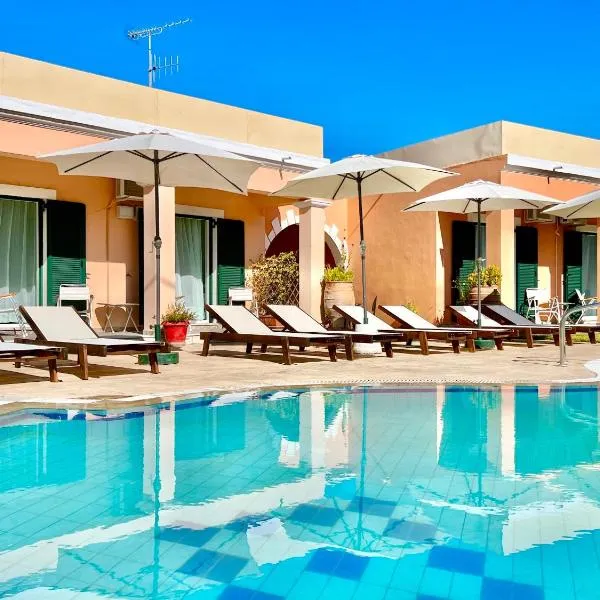 Villa Bougarini with private pool by DadoVillas, hotell i Velonádes