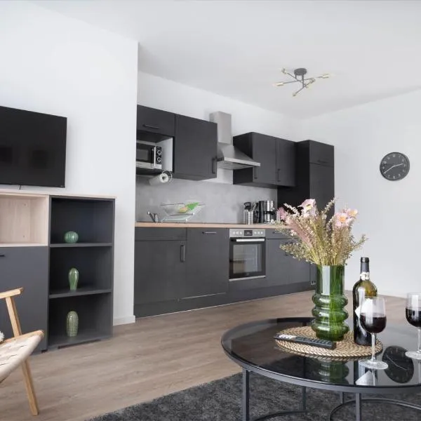 Schicke Apartments in Osnabrück I private Parkplätze I home2share, hotel v destinaci Osnabrück