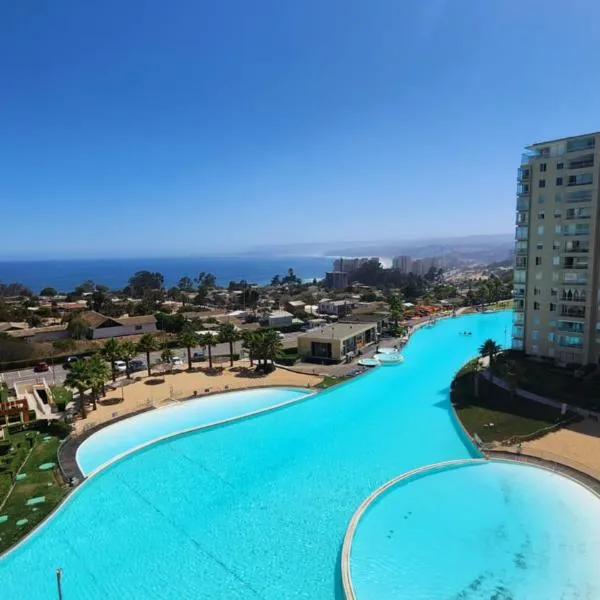 Departamento en Laguna Vista, hotel di Algarrobo