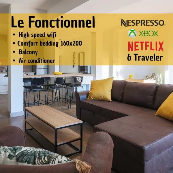 Le Fonctionnel - TravelHome, hotel Villefranche-sur-Saône-ban