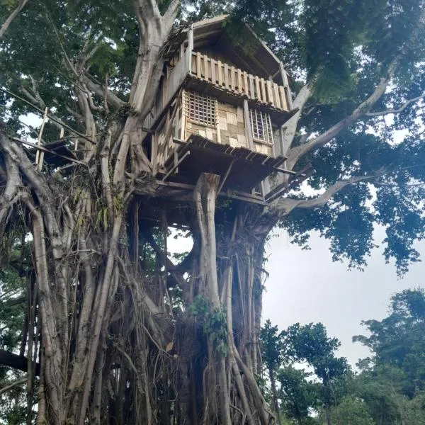Glowing Mountain view tree house, hotelli kohteessa Loanengo