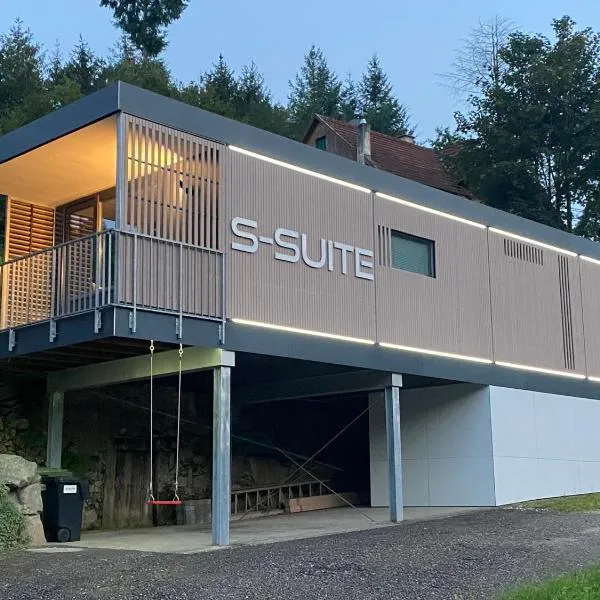 S-SUITE das Design-Ferienhaus im Schwarzwald，位于Biberach的酒店