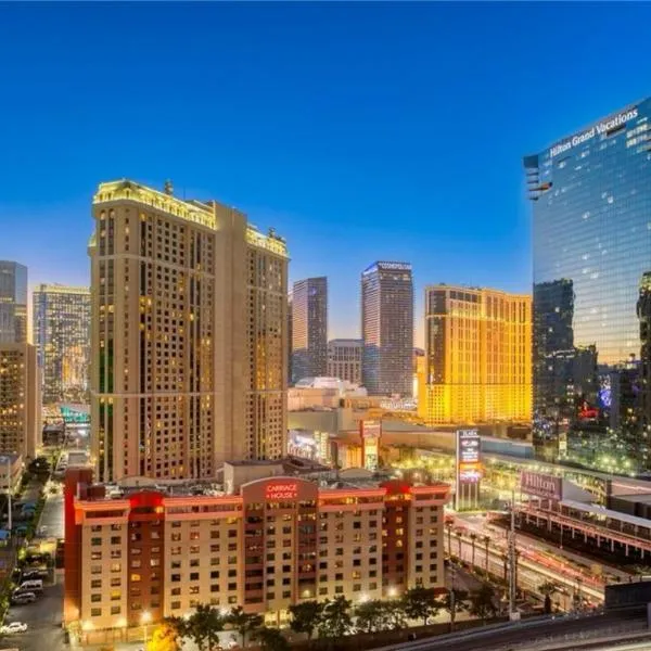 Panorama Vista Suite- 1br 2ba, Full Kitchen, Strip View, Balcony, Corner Unit, hotel v Las Vegas