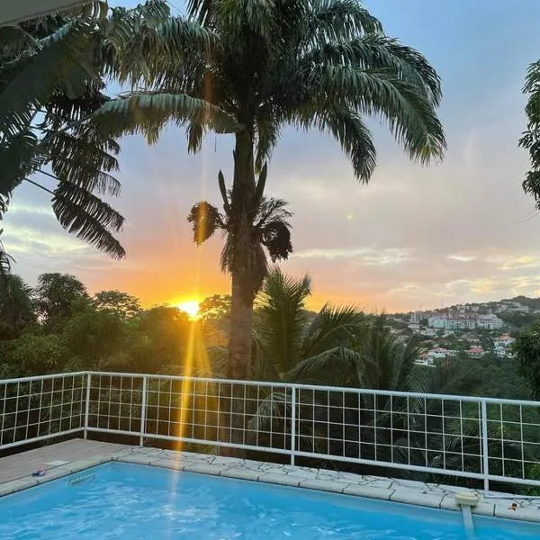 Studio Rez de villa avec piscine, hotel di Schœlcher