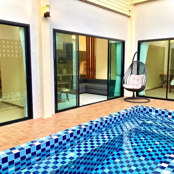 Cozy Private Pool Villa For Family - Halal, hotel v destinaci Ban Thalat Choeng Thale