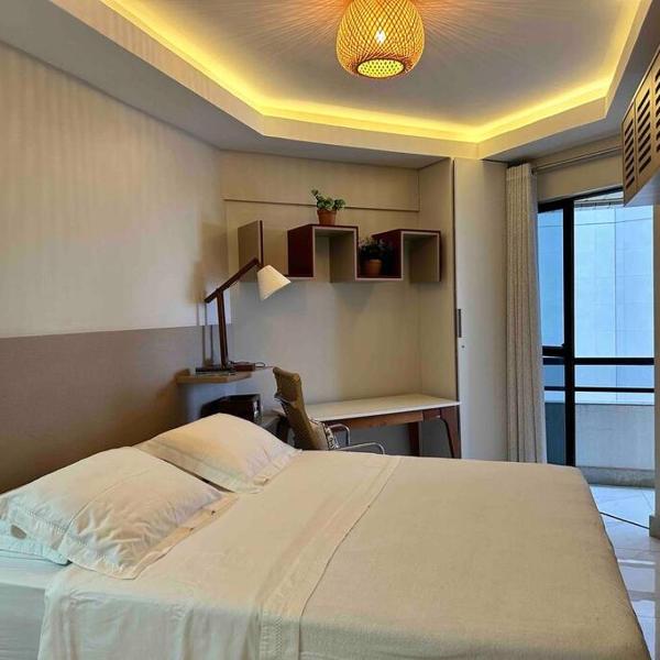 Flat completo à beira-mar em Pajuçara - Maceió