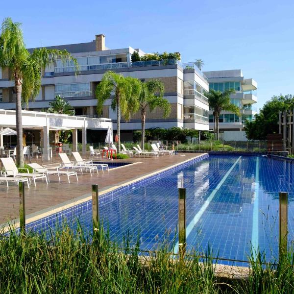 Essence Life Residence com Vista Mar, apartamento completo com 2 quartos em Condomínio Clube a 100 metros da Praia do Campeche, Florianópolis - Foto 4