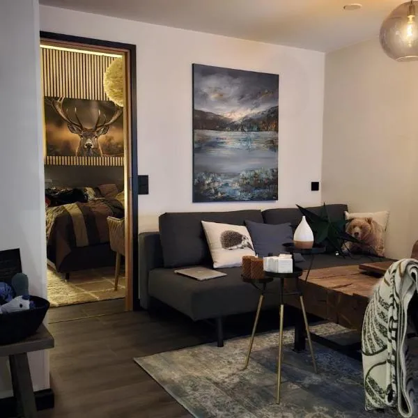 Lux Lapland Cranberry Levi center apartment 61m2 ski-in ski-out 2 bedr & 2 bathr, hotel en Levi