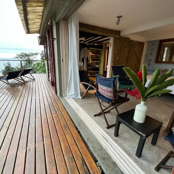 Suíte e sala - Vista Barra do Sahy, hotel in São Sebastião