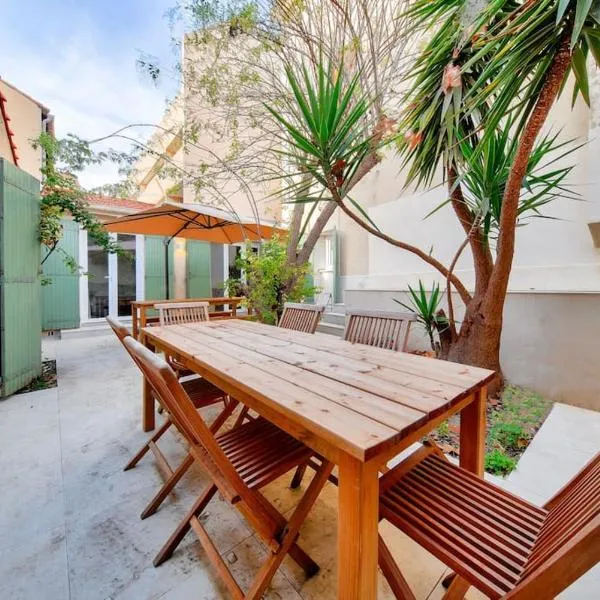 NOCNOC - Le Zellige - Petite piscine et jardin en ville โรงแรมในมงต์เปอลิเยร์