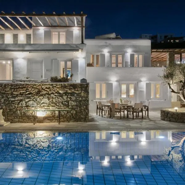 Villa Galaxy Ftelia Beach, hotel v destinaci Ftelia