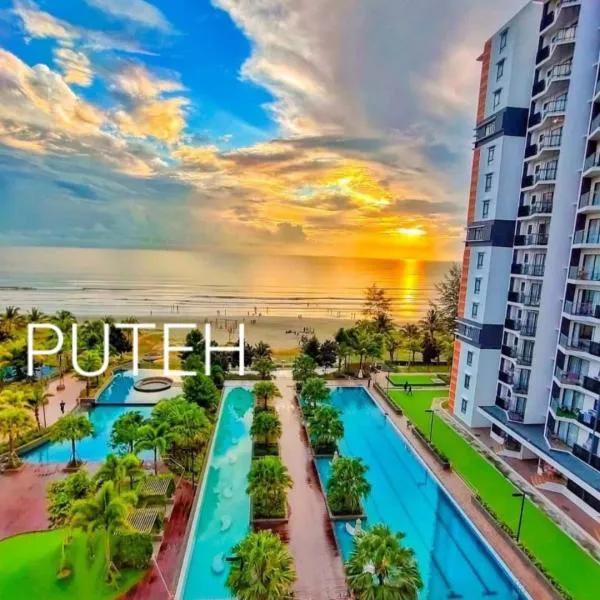 PUTEH Timurbay Beachfront Private Suite Kuantan, hotel a Kampung Saberang Balok