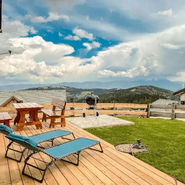 1A Chalet Eck - Wandern, Grillen, Panorama Sauna!, hotel v destinácii Klippitztorl