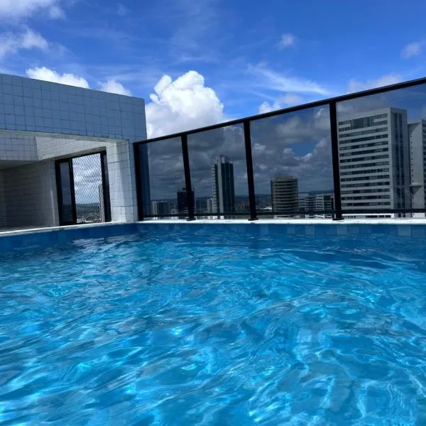 Flat para 4 pessoas em Boa Viagem com Piscina, Wifi 500Mbps, localizado a 350 metros da Praia