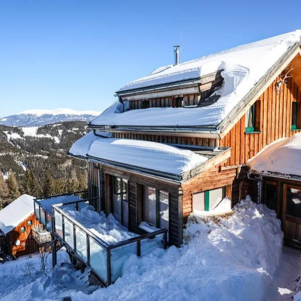 1A Chalet "Wolke" Wandern, Grillen, Wellness im Traumhaus, hotell sihtkohas Wolfsberg