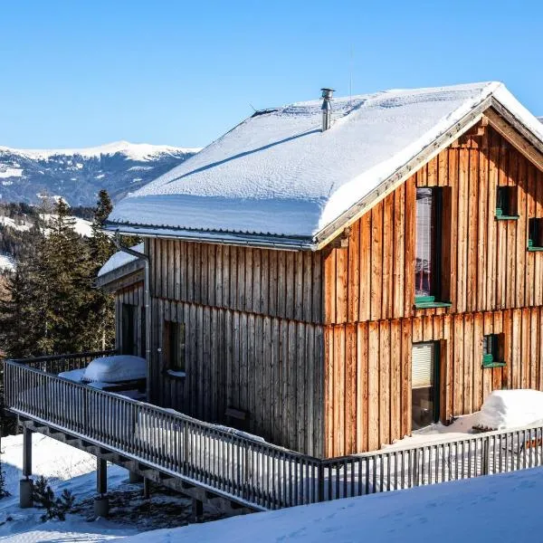 1A Chalet Rast - Wandern, Grillen, Traumblick, Indoor Sauna, viešbutis mieste Bad Sankt Leonhard im Lavanttal