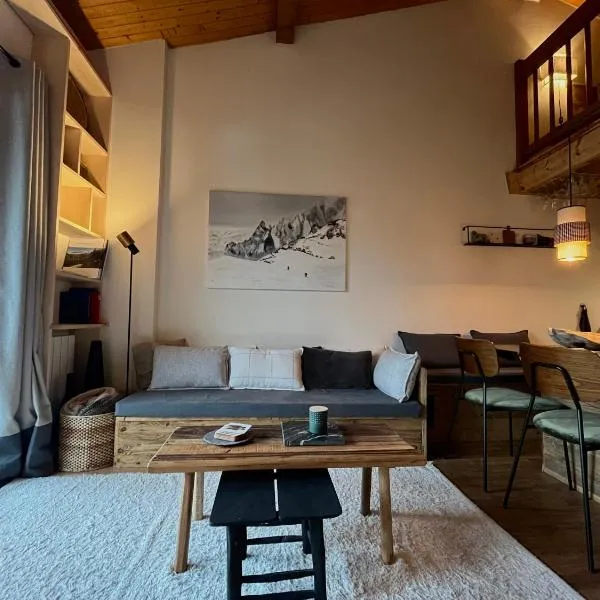 Appartement ensoleillé aux Tines, vue Massif, hotel a Vallorcine