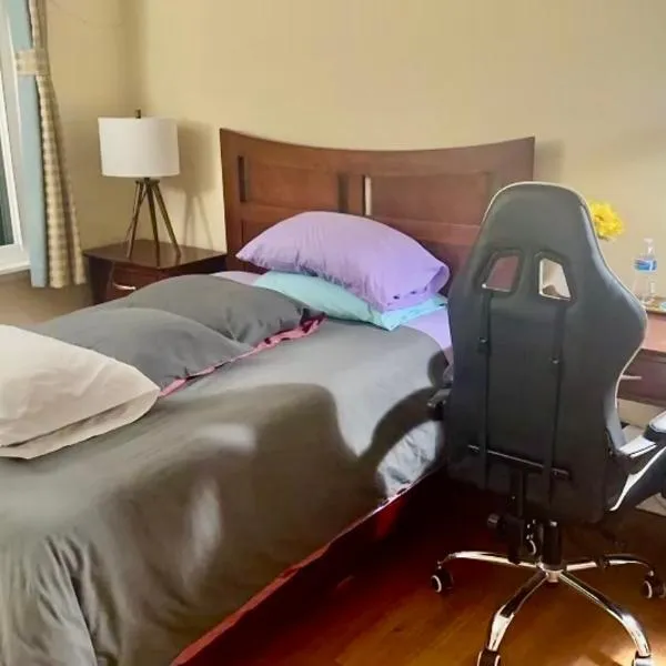 B2 A private room in Naperville downtown with desk and Wi-Fi near everything, hotel v destinaci Naperville