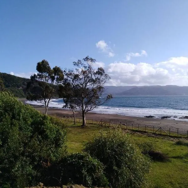 Cabaña a metros de la playa San Ignacio, Niebla, hotel in Chaihuín