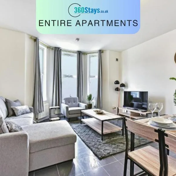 West Ealing Serviced Apts- 2 Bedroom 2 Bath Parking Near Station with Off Street Parking By 360Stays, hotel en Ealing
