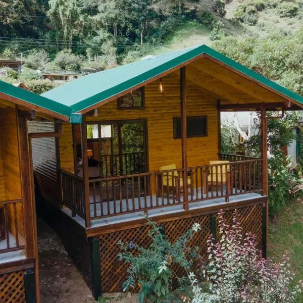 Cabinas El Quetzal, hotel v destinaci San Gerardo de Dota