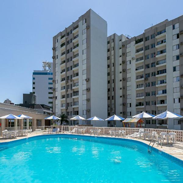 Piscina | 200m do Beiramar Shopping #CA06