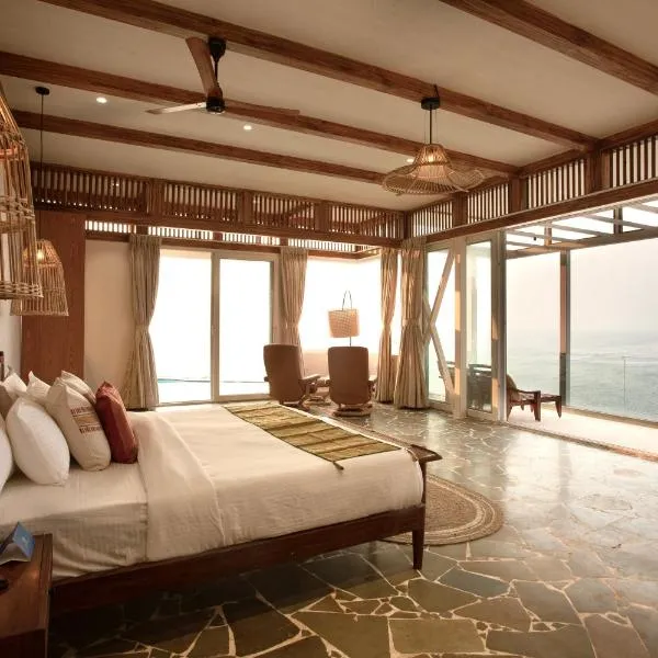 SaffronStays Athaang, Dapoli, hotel v destinaci Ānjarle