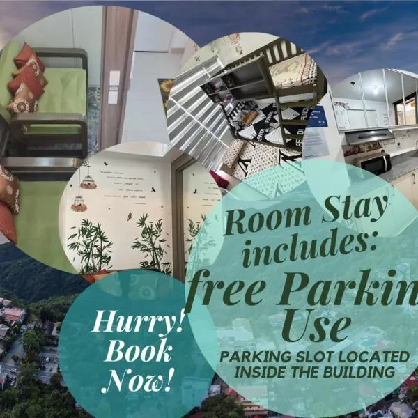 Cool at Wind Residences Tagaytay with FREE Use of Parking Space at Basement Building, hotel a Tagaytay