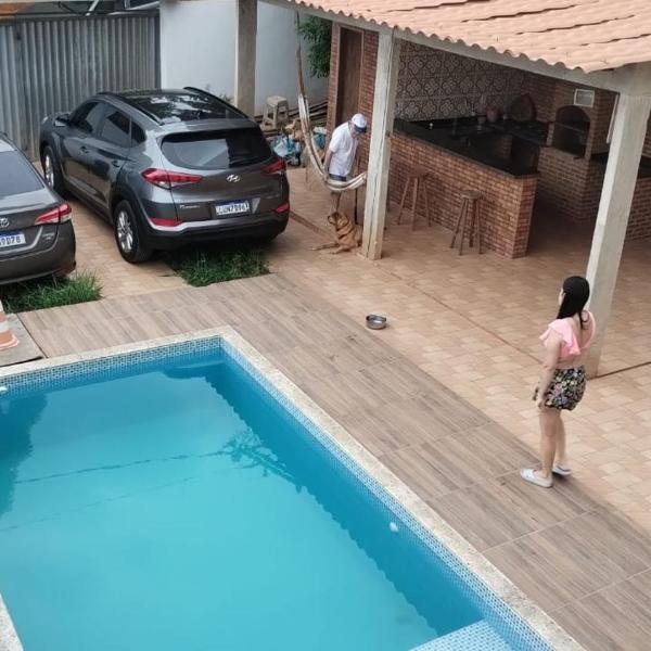 Casinha branca com piscina - Foto 3