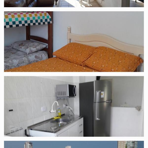 BIWA Condomínio cm Piscina, 1garagem, WI-FI 300 Mega, Central de vigilância remota , Centro do Guarujá, próximo à Praia da Enseada e próx do Comércio, horários check-in e check-out flexíveis