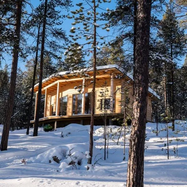 Uusi hirsimökki 7 henkilölle, hotel in Inari