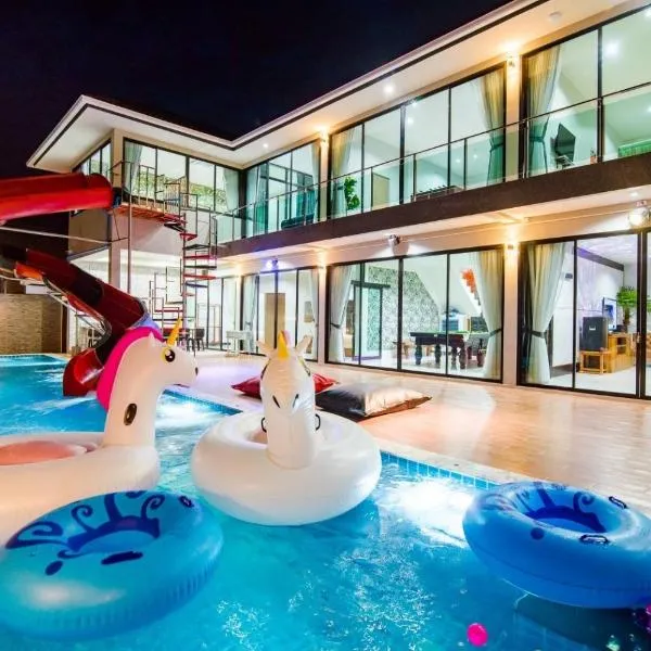 บ้านพักBlue sky pool villa huahin