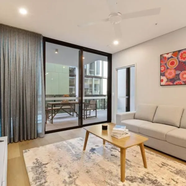 1BR Luxury apt at prime location w carpark, מלון בבריזבן