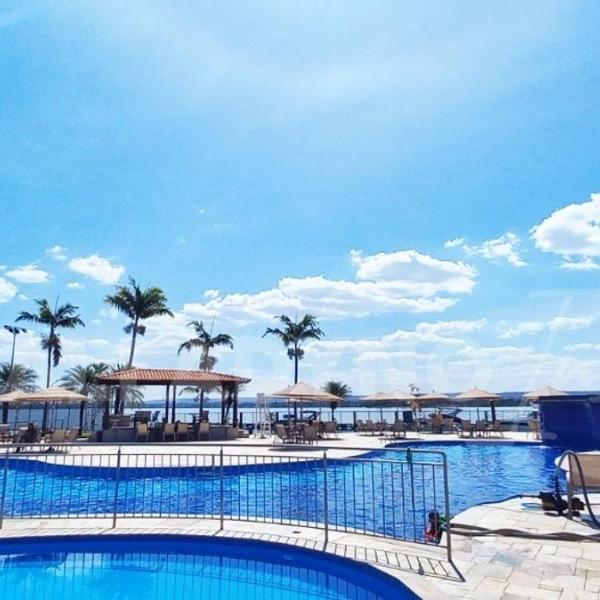 Luxuoso Flat em resort vista incrível para o Lago - Foto 4