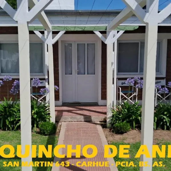 EL QUINCHO DE ANITA, hotel in Carhué