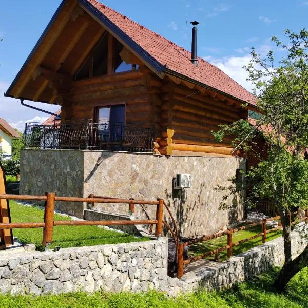 Brunarica Biopark -Log house Biopark, hotel in Ivančna Gorica