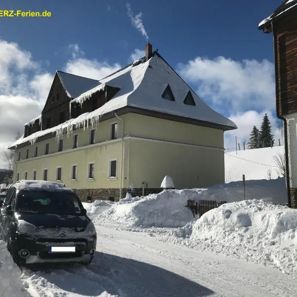 FeWo direkt am Loipeneinstieg Achtung derzeit Bauarbeiten am Gebäude, hotell i Johanngeorgenstadt