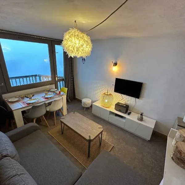 Paquebot des Neiges - Appartement 4 personnes - Vue Mont Blanc, hôtel à Aime La Plagne