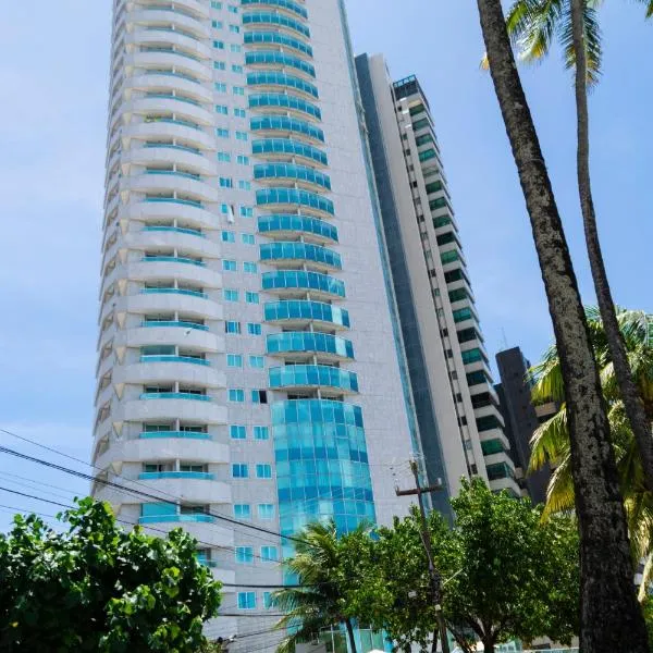 2704 Flat Beira Mar Av Boa viagem Vista Deslumbrante e com cozinha, hotel a Recife